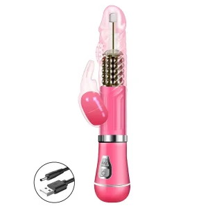 Vibrador de Ponto G Rotativo Coelho – Recarregável